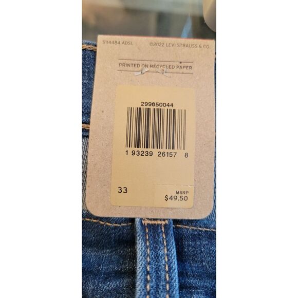 Levi's Hawaiin Ocean Hypersoft Mid Length Shorts Size 16 W33 - Picture 5 of 6